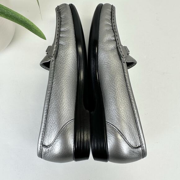 SAS Tripad‎ Comfort Metro Slip On Loafer Pewter Horsebit Moc Toe Shoe Size 8 M - Picture 5 of 8